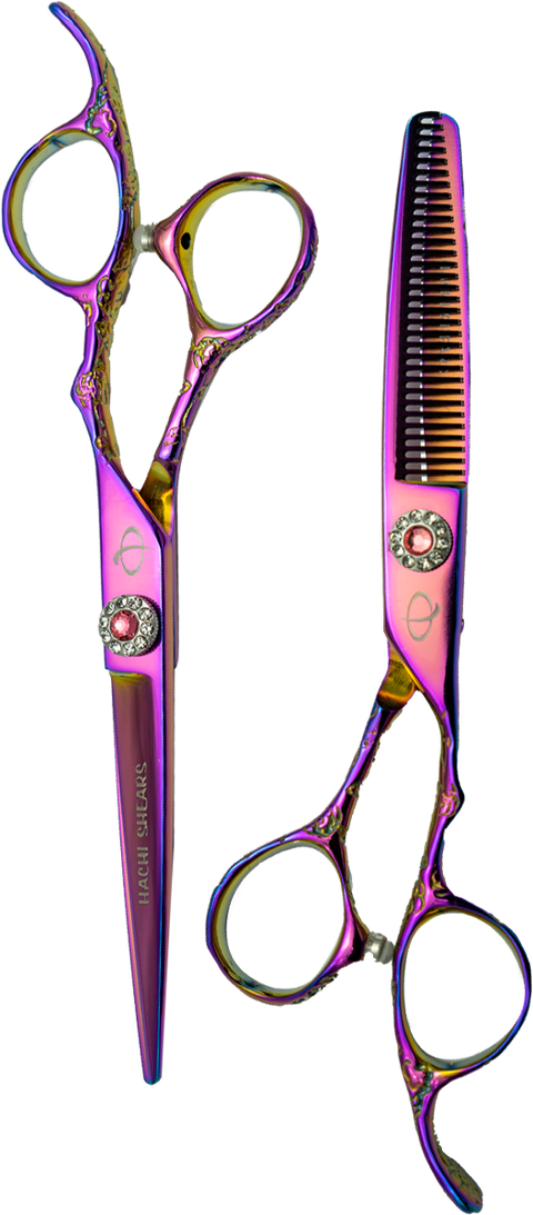 Holographic Purple Set – Premium Hachi Shears
